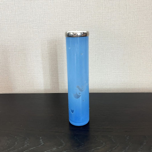 Crystal Garden Shirokane     "Happy"  blue               -glass kaleidoscope-